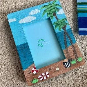 Beach Scene Wooden 4x6 Frame
